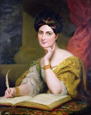 George Hayter The Hon. Mrs. Caroline Norton, society beauty and author, 1832 Germany oil painting art